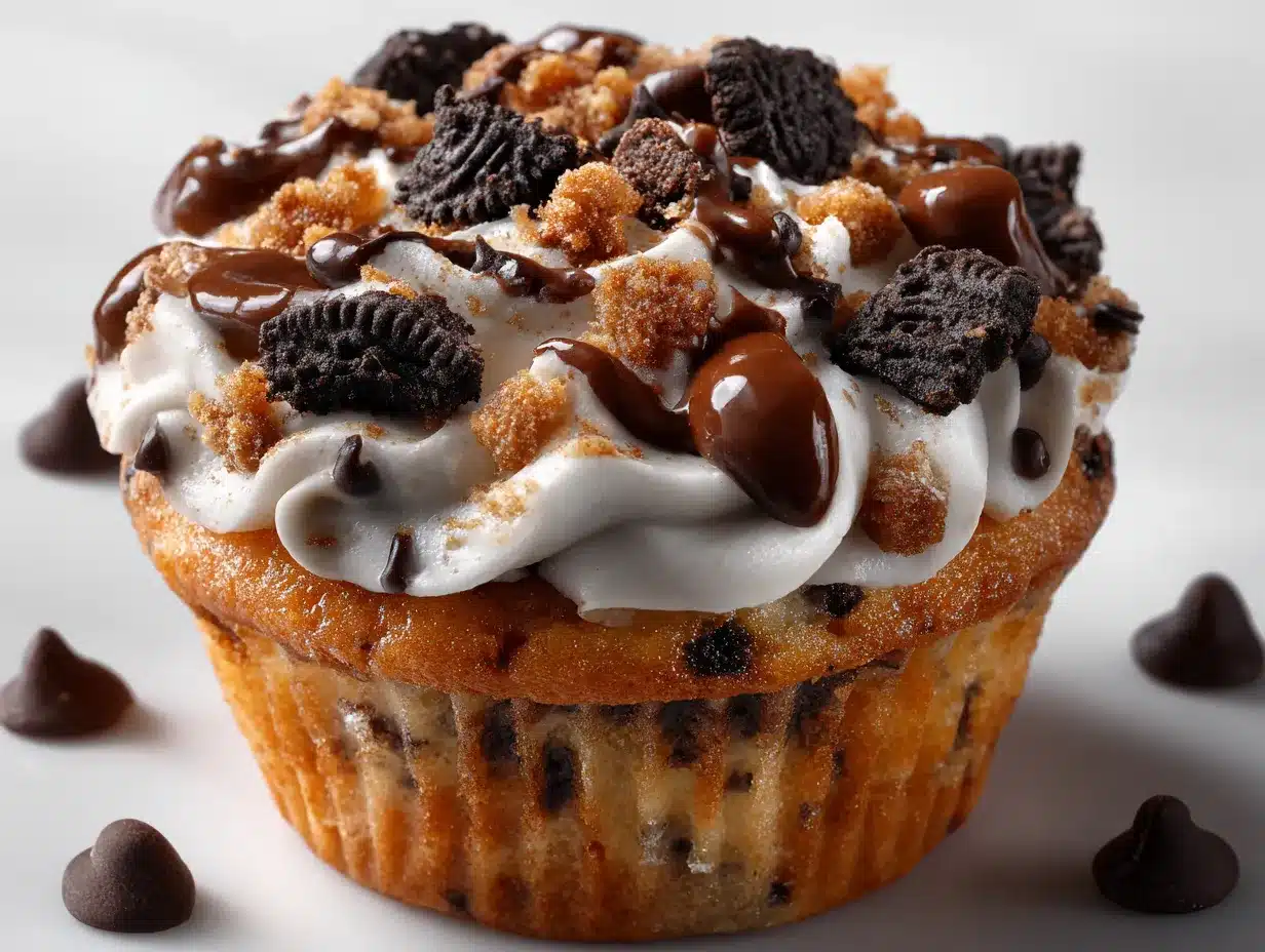 Oreo Cream & Chocolate Chip Bliss Cupcakes
