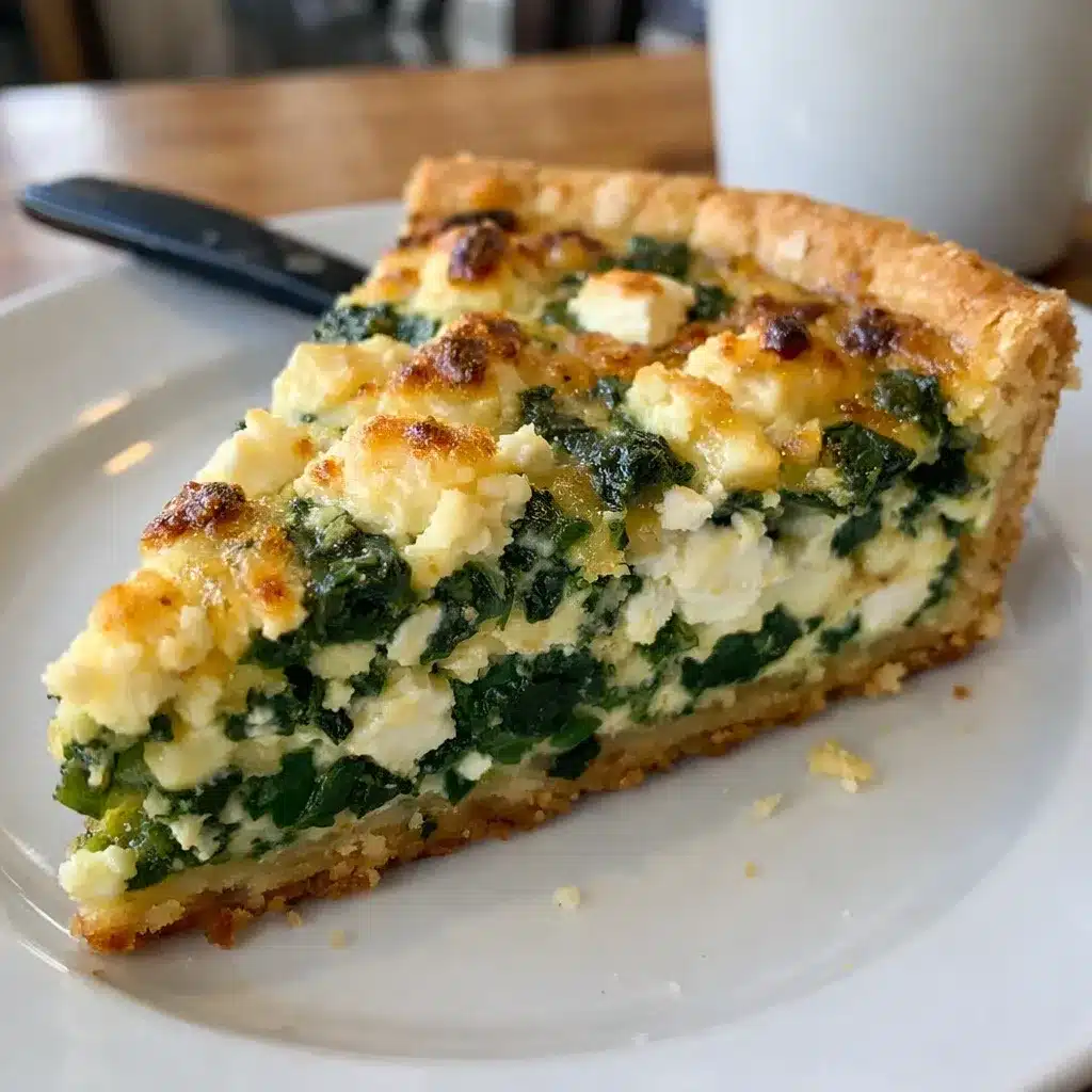 Spinach and Feta Breakfast Quiche
