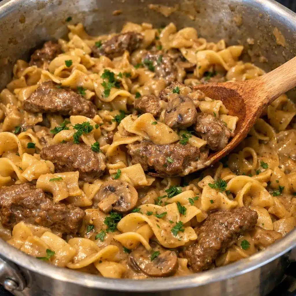 One-Pot Beef Stroganoff