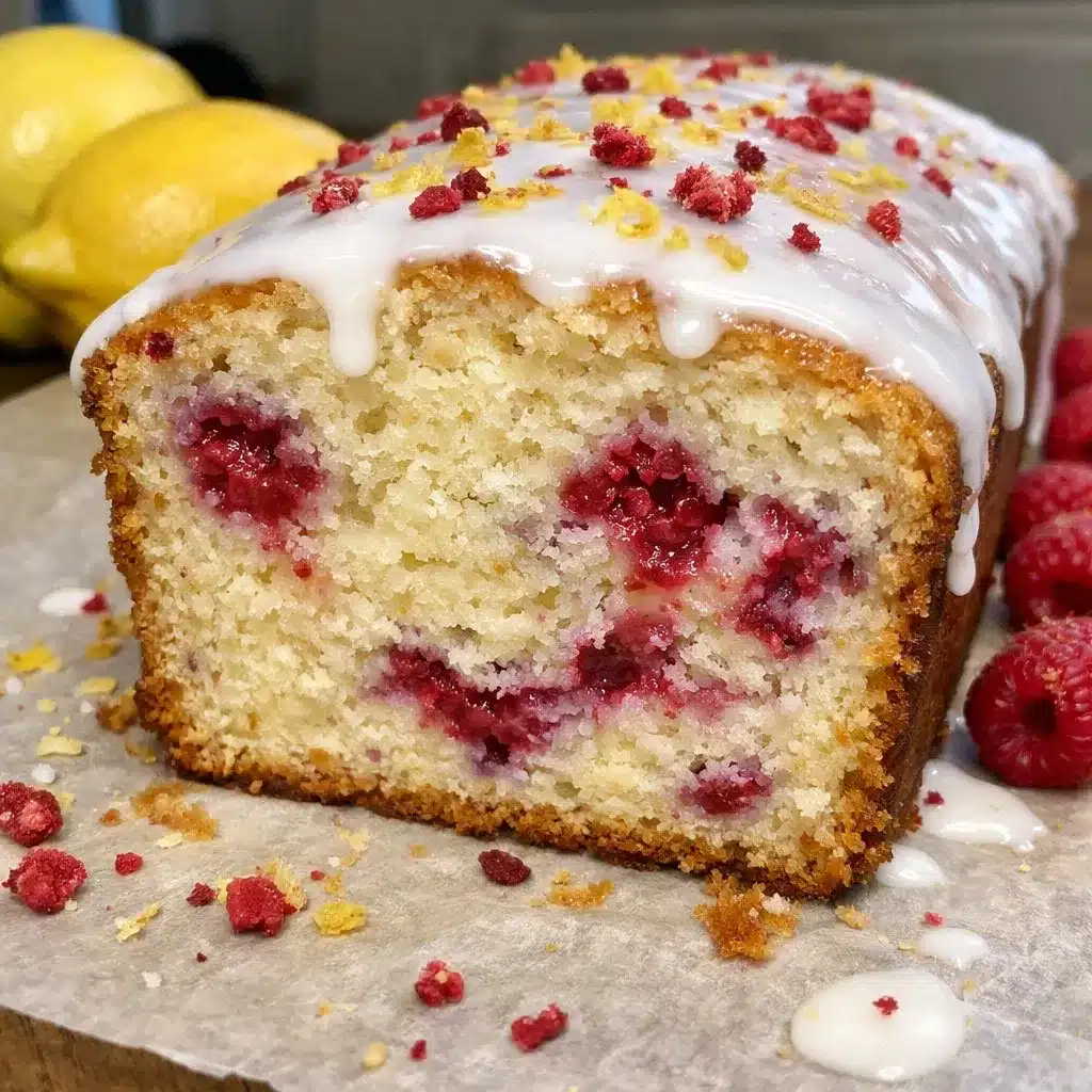 Lemon Raspberry Loaf Cake