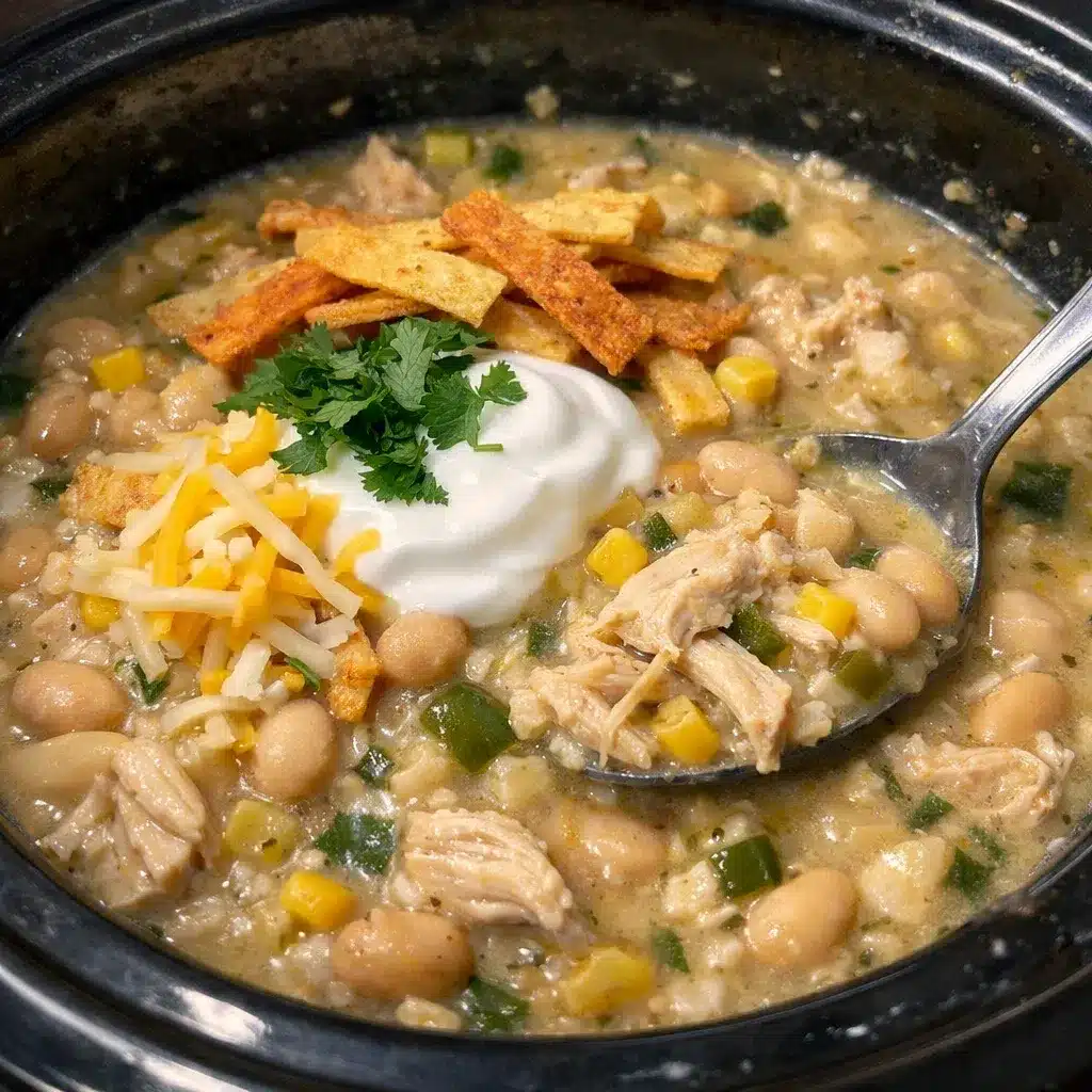 Slow Cooker White Chicken Chili