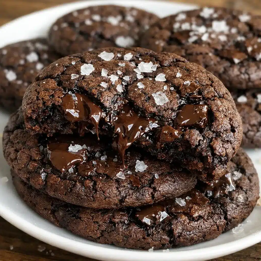 Dark Chocolate Sea Salt Cookies
