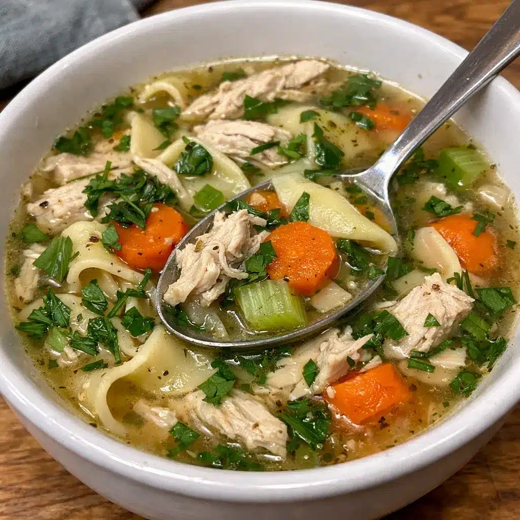 Chicken Noodle Soup with Fresh Herbs