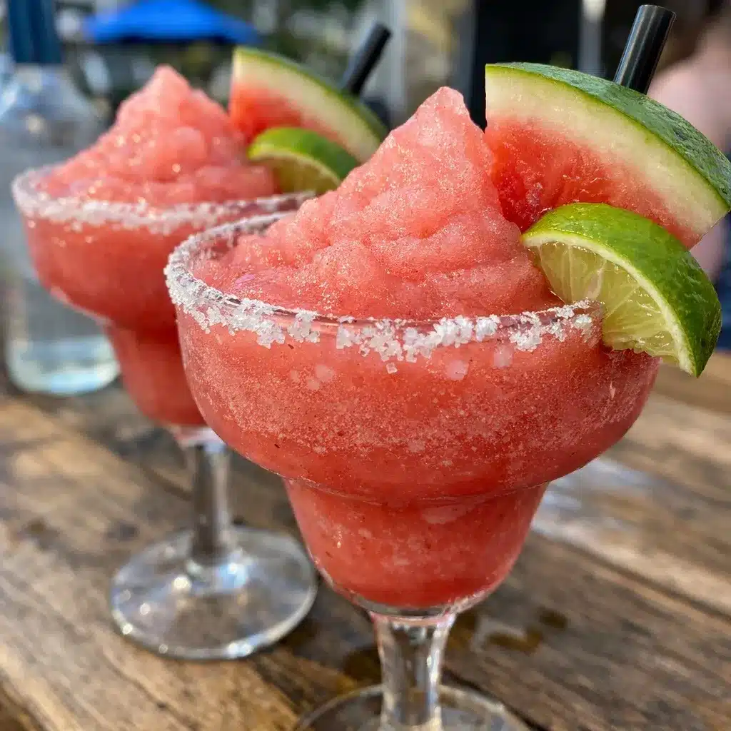 Frozen Watermelon Margaritas