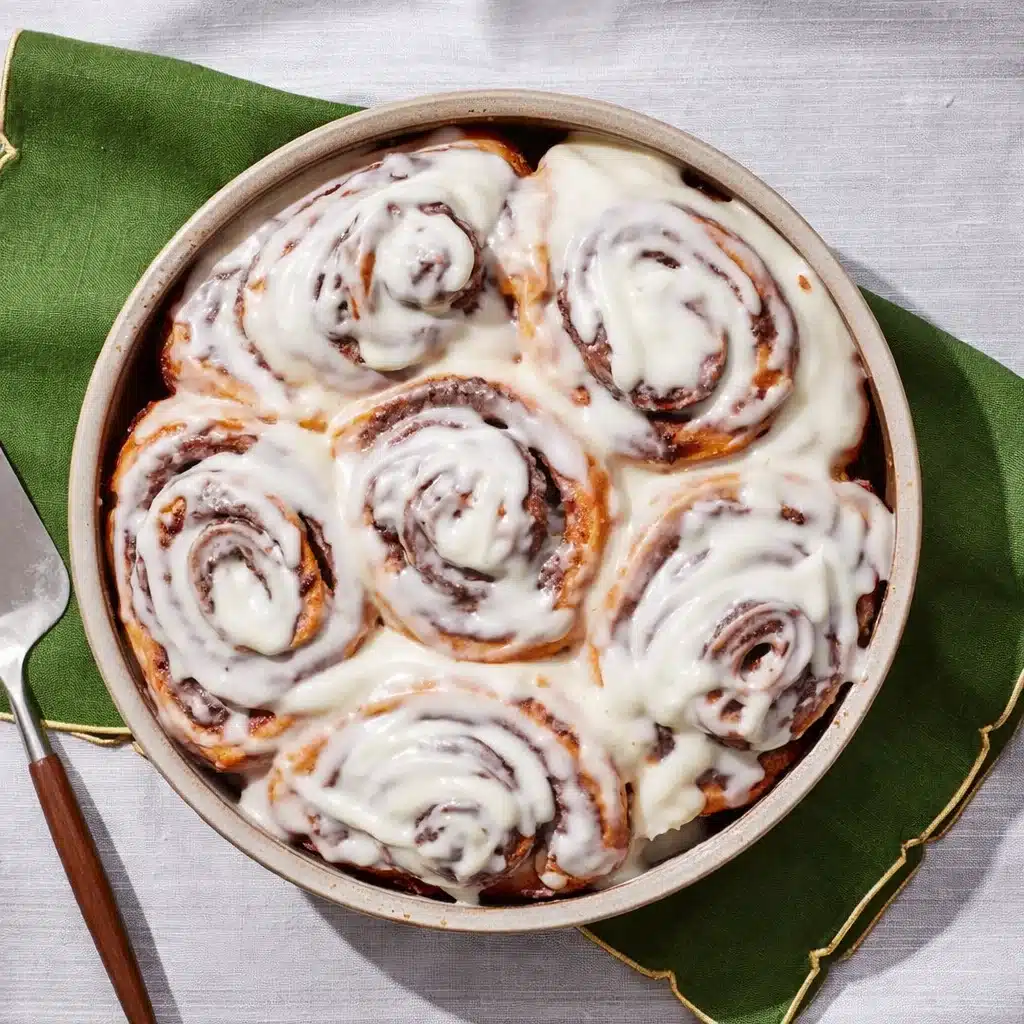 Cinnamon Rolls with Cream Cheese Glaze