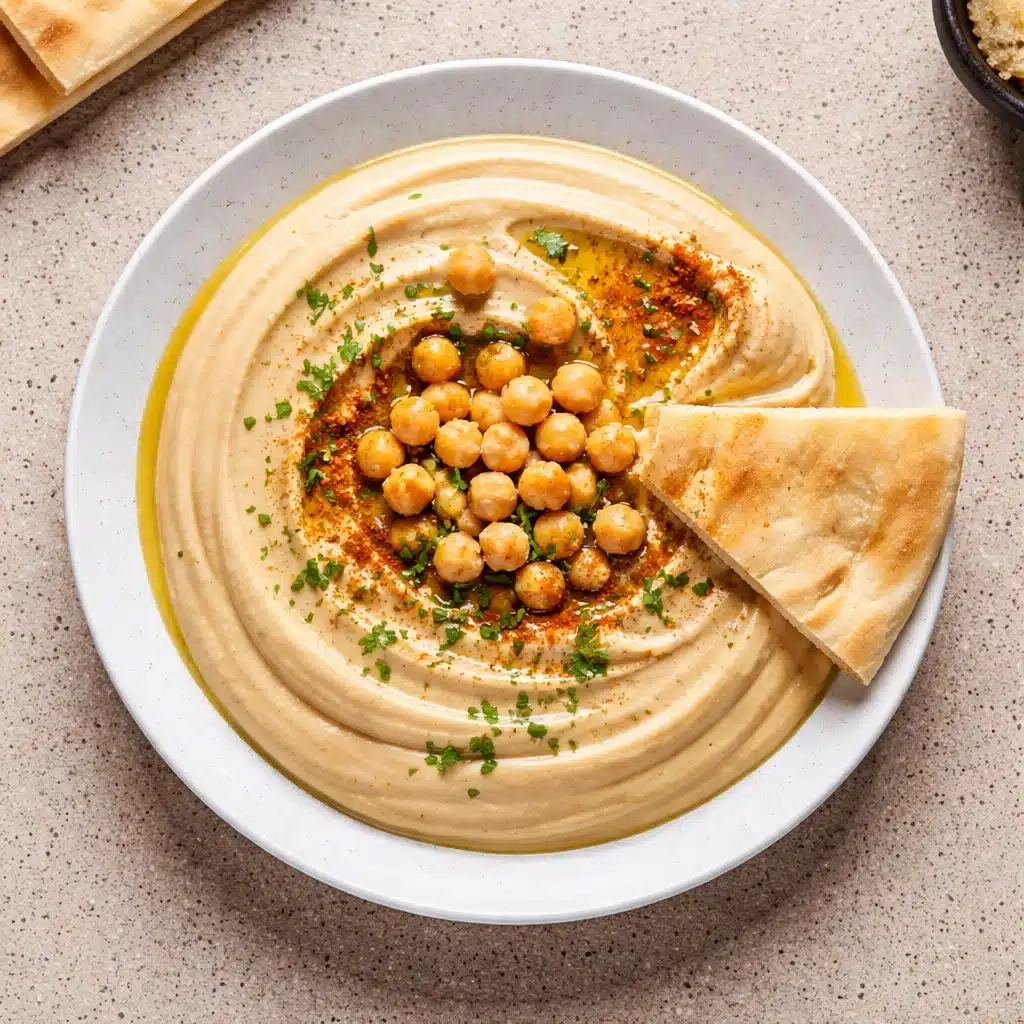 Smooth Hummus with Extra Tahini