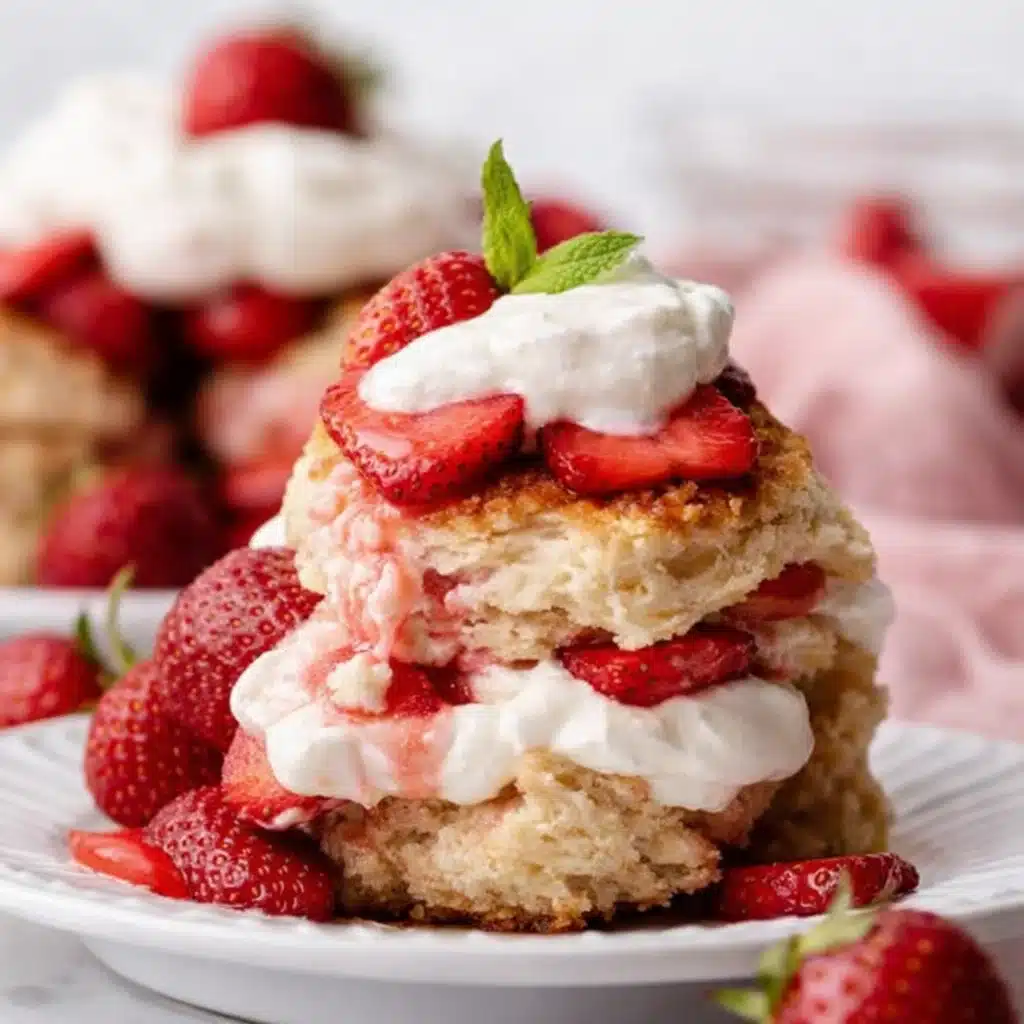 Strawberry Shortcake with Homemade Biscuits