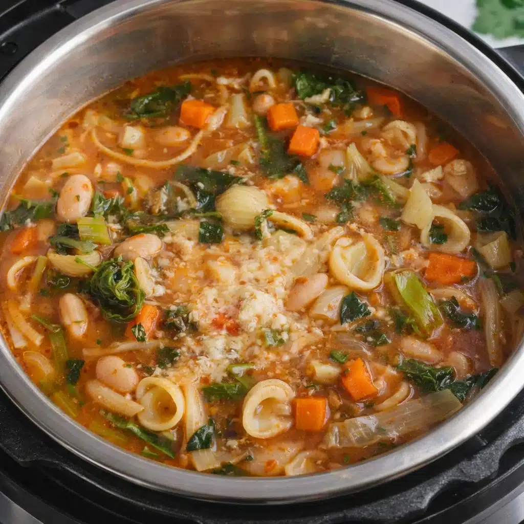 Instant Pot Vegetable Minestrone