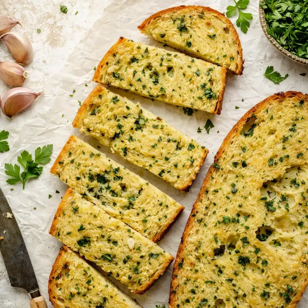 Garlic Bread with Fresh Parsley