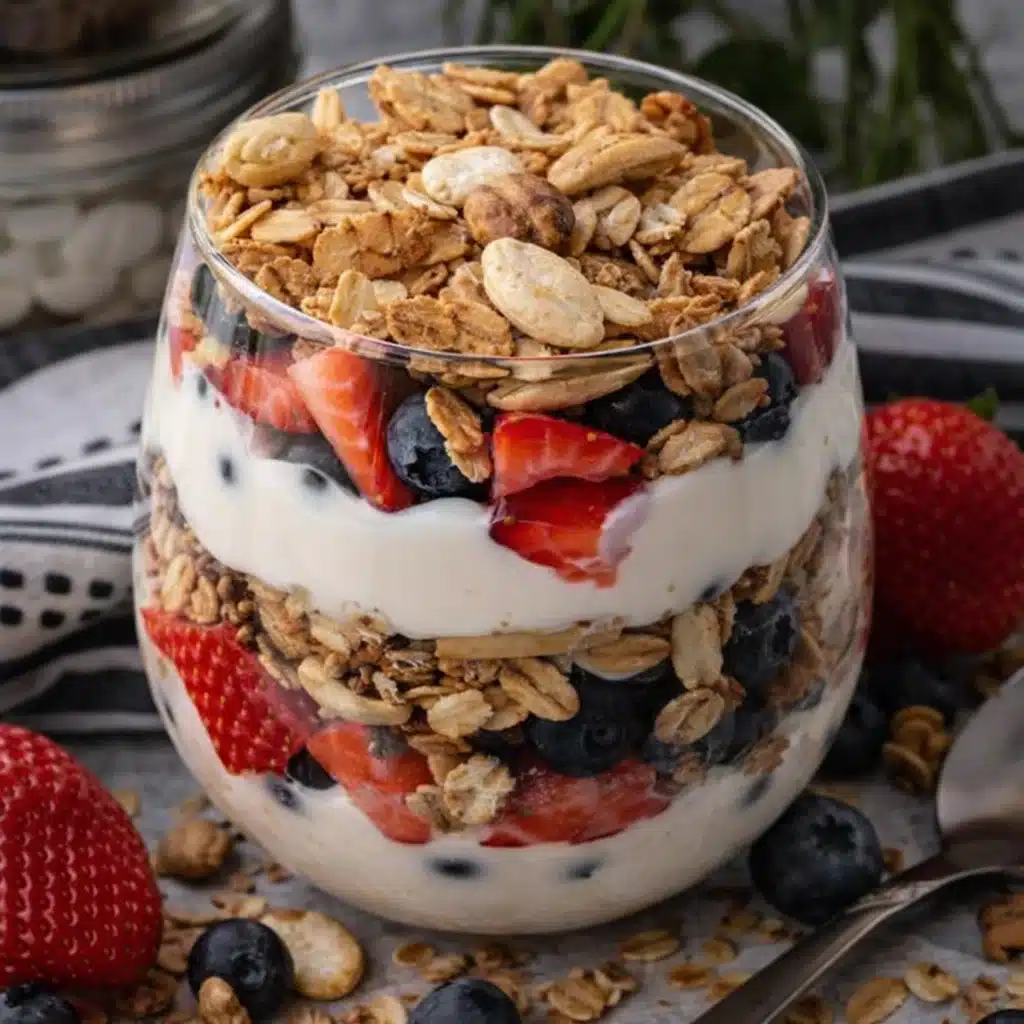 Greek Yogurt Parfaits with Homemade Granola