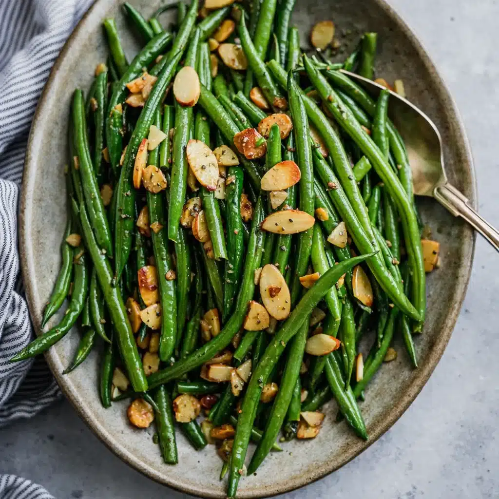 Sauteed Green Beans with Toasted Almonds