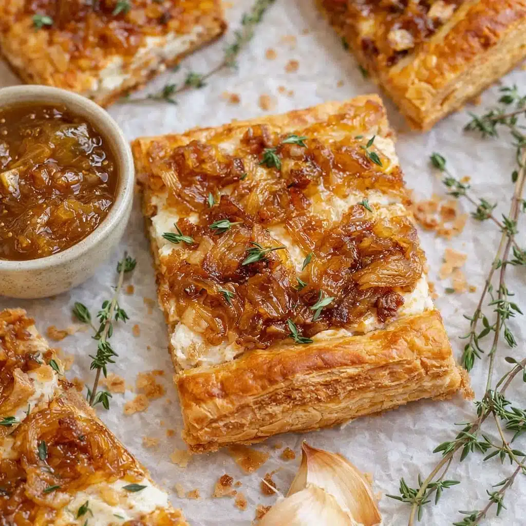 Caramelized Onion and Goat Cheese Tarts