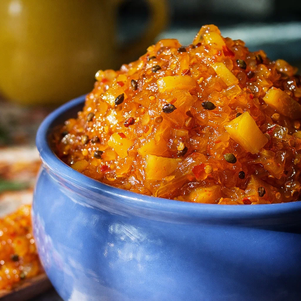 Sweet and Sour Mango Chutney